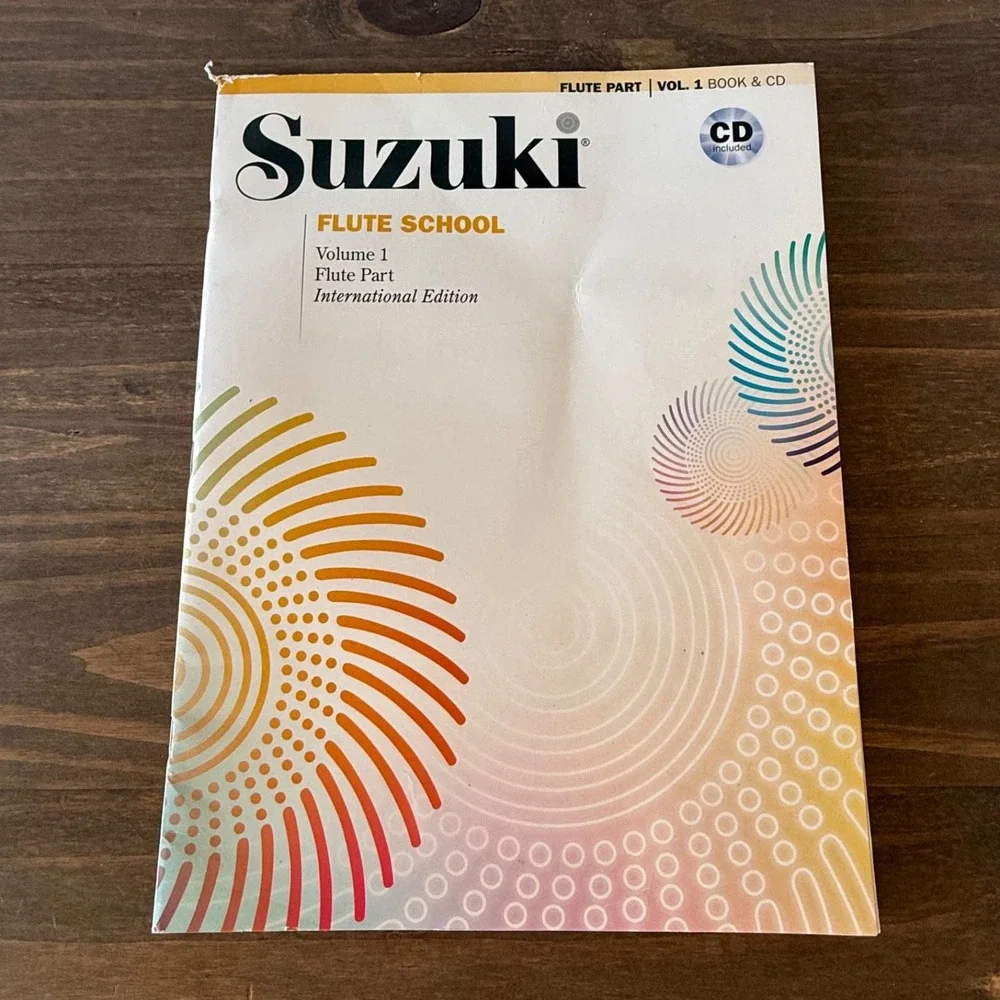 Suzuki Flute School Volume 1 Flute Part Book & CD International Edition‎